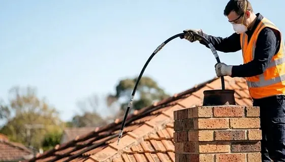 Water heater flue liner